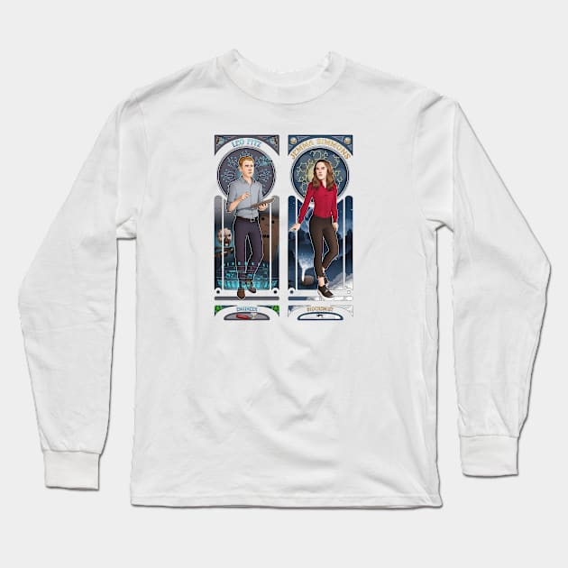 Art Nouveau - Fitzsimmons Long Sleeve T-Shirt by eclecticmuse